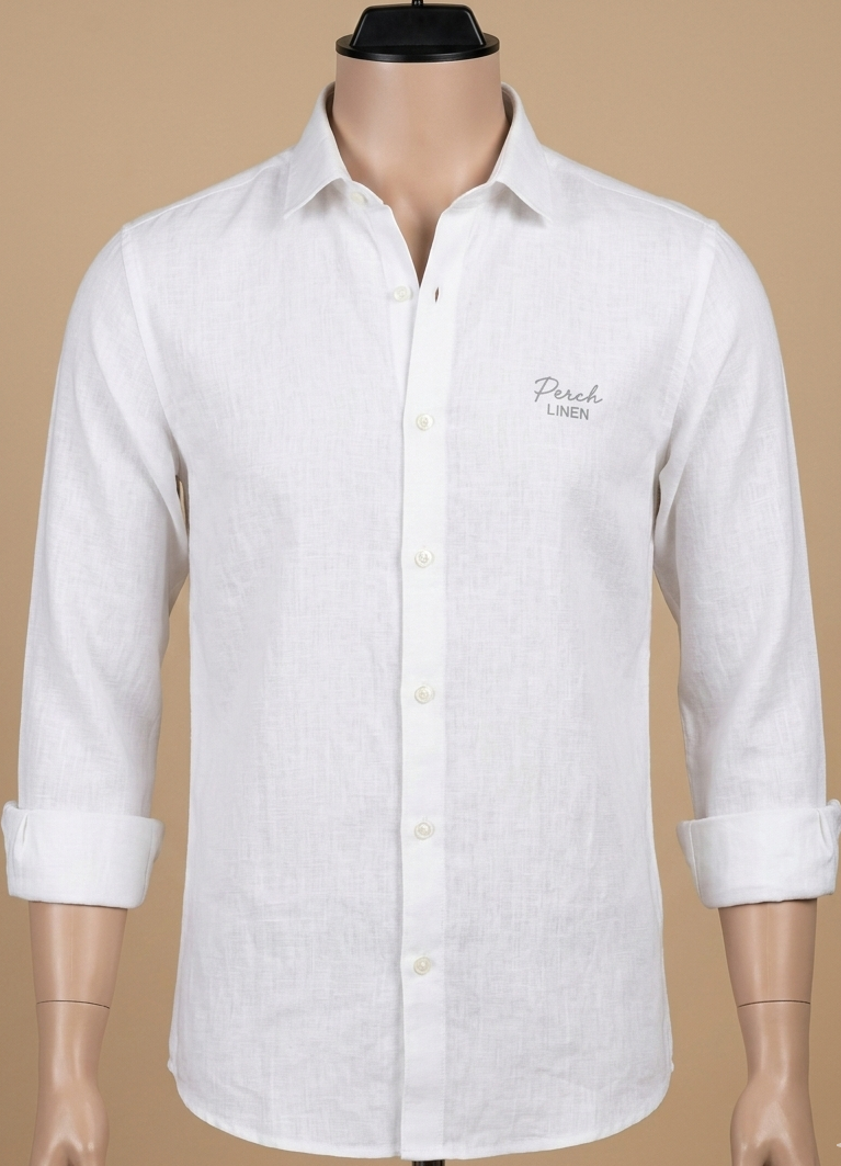 Perch White Linen Shirt